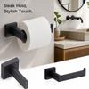 Square Tube Toilet Holder, Short Stainless Roll Stand for Bathroom Storage