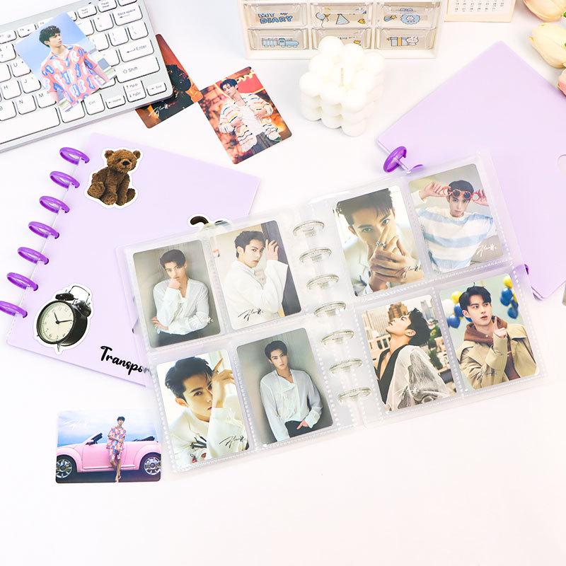 3-inch Polaroid Mushroom Loose-Leaf Album: Four-Grid Idol Card Collection