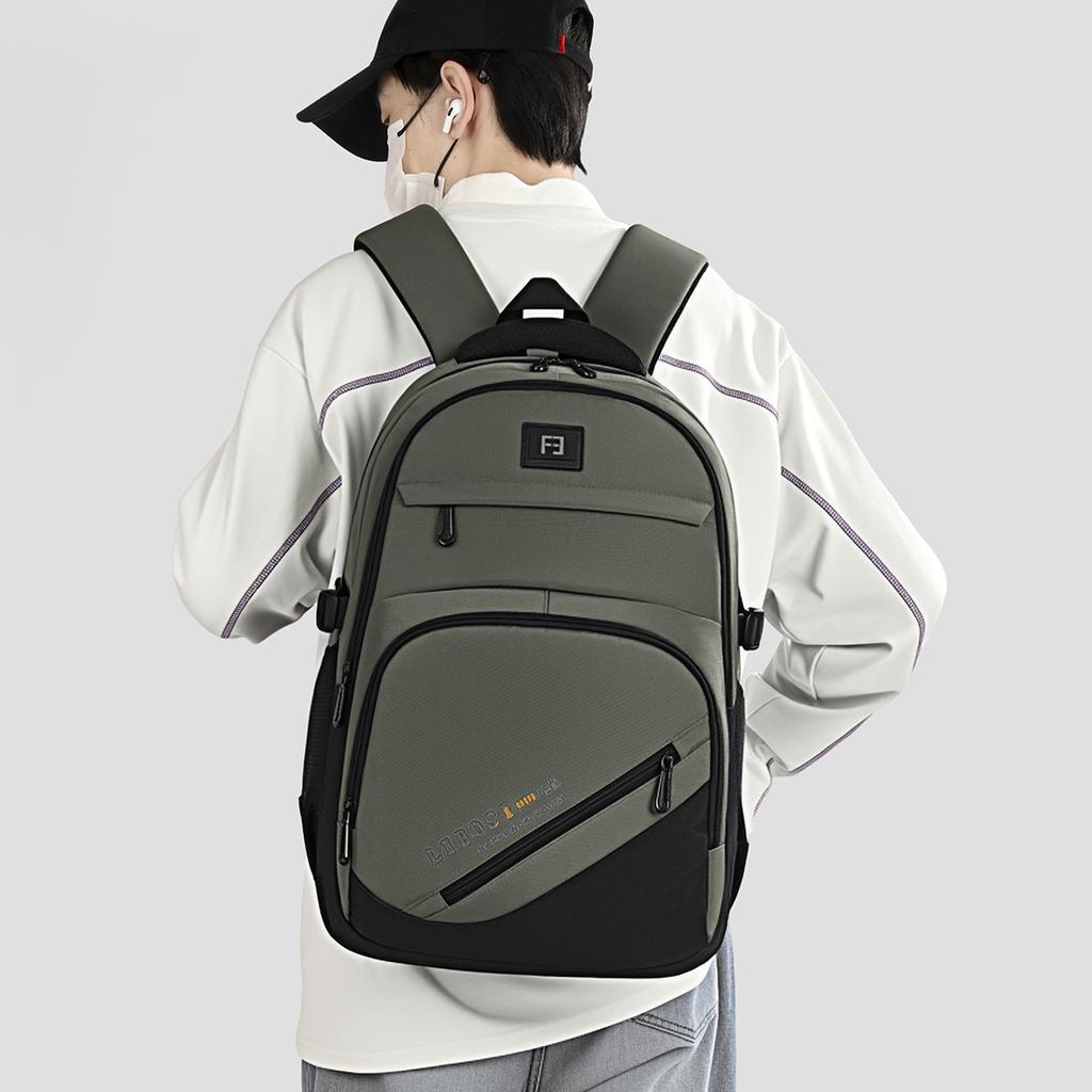 Schoolbag new middle and high school schoolbag Korean high-end sense large capacity lightweight anti-splashing backpack outdoor travel backpack
