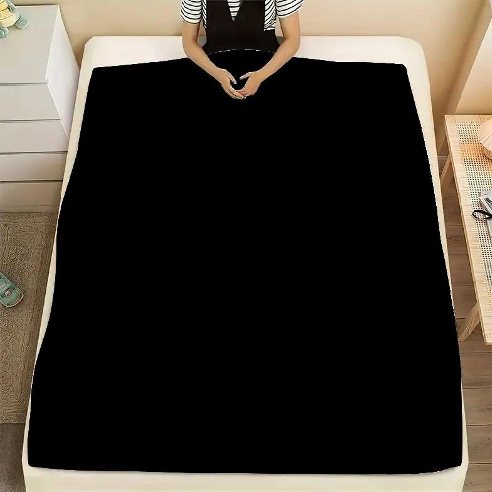 Dynamic Haikyu!! To the Top Volleyball Players Blanket - Soft Cozy Throw Featuring Action-Packed Scene of Athletes In Black and