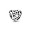 NEW 925 Silver Charm Fit Bracelet Accessories Women Jewelry Love Series Cupid Pink Heart Rose