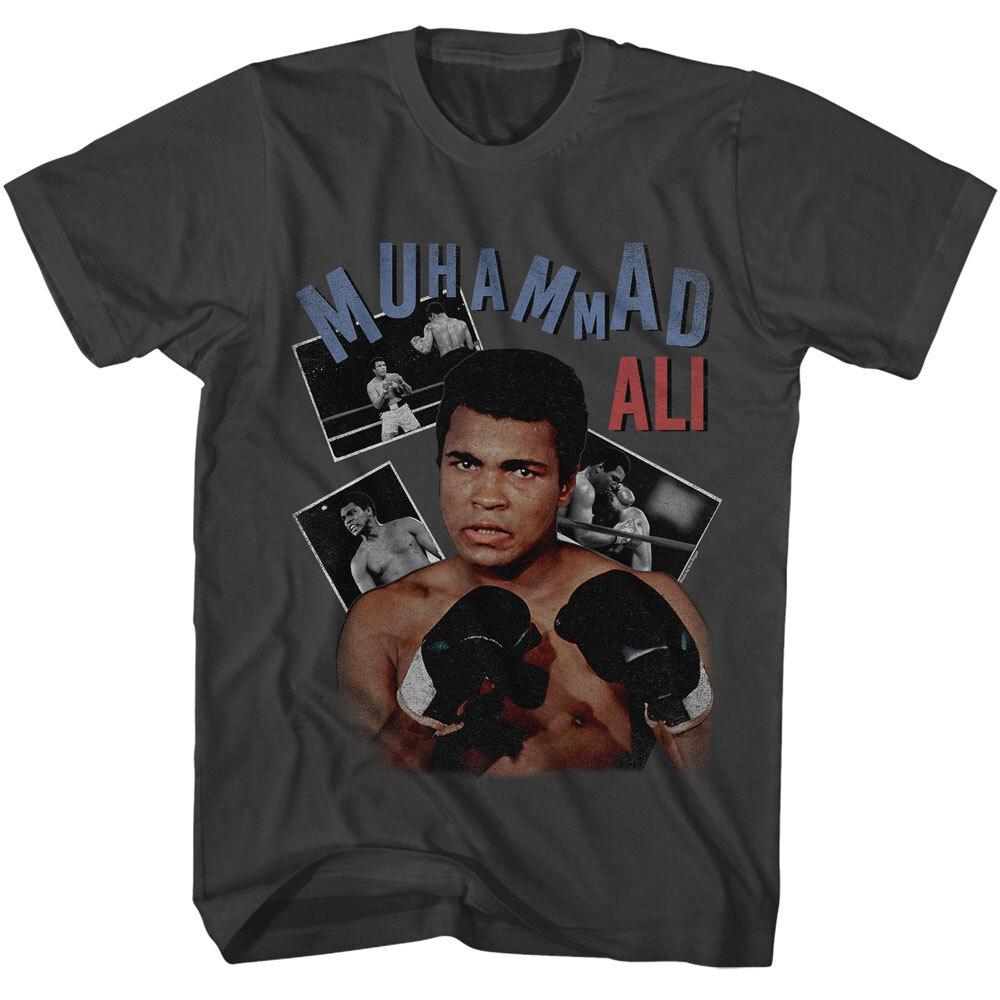 Muhammad Ali The Boxing Legend 3 Different Ring Photo Men T Shirt XXXXL