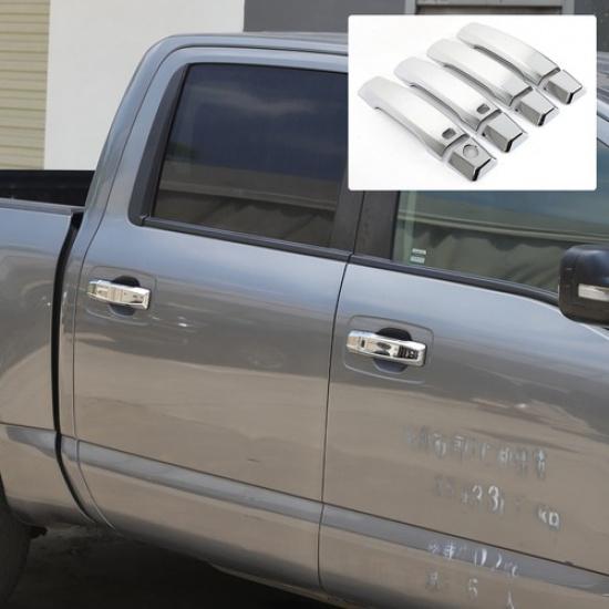 Серебристая Внешняя Накладка на Ручку Двери Для Nissan Titan 2016-