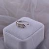 Sterling Silver Geometric Ring Handmade Irregular Vintage Style Finger Ring Hypoallergenic Jewelry Gift