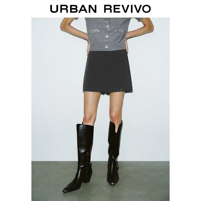 UR2026 Women s Chic Solid Skirt Shorts XS