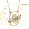 1-10Pcs Harried Time Necklace Timer Hourglass 360 Rotatable Potters Cosplay Props Astronomical Time Converter Magic School Gift