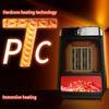 Draagbare dynamische vlamverwarmer huishoudverwarmer stil en energiebesparend PTC snelle elektrische verwarming Tijdinstelbare elektrische verwarming