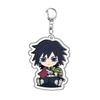 Hot Anime Demon Slayer Acrylic Keychains Tokitou Muichirou Agatsuma Zenitsu Keychain Bag Pendant Car Key Ring Anime Jewelry