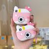 Cute Camera KT Cat AirPods Pro Apple 1/2/3 Generation Bluetooth Headset Case Cartoon Protective Case for Women