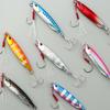 Fém öntött fakanál Shore Casting Jigging Fish Tengeri sügér horgászcsali mesterséges csali kellék