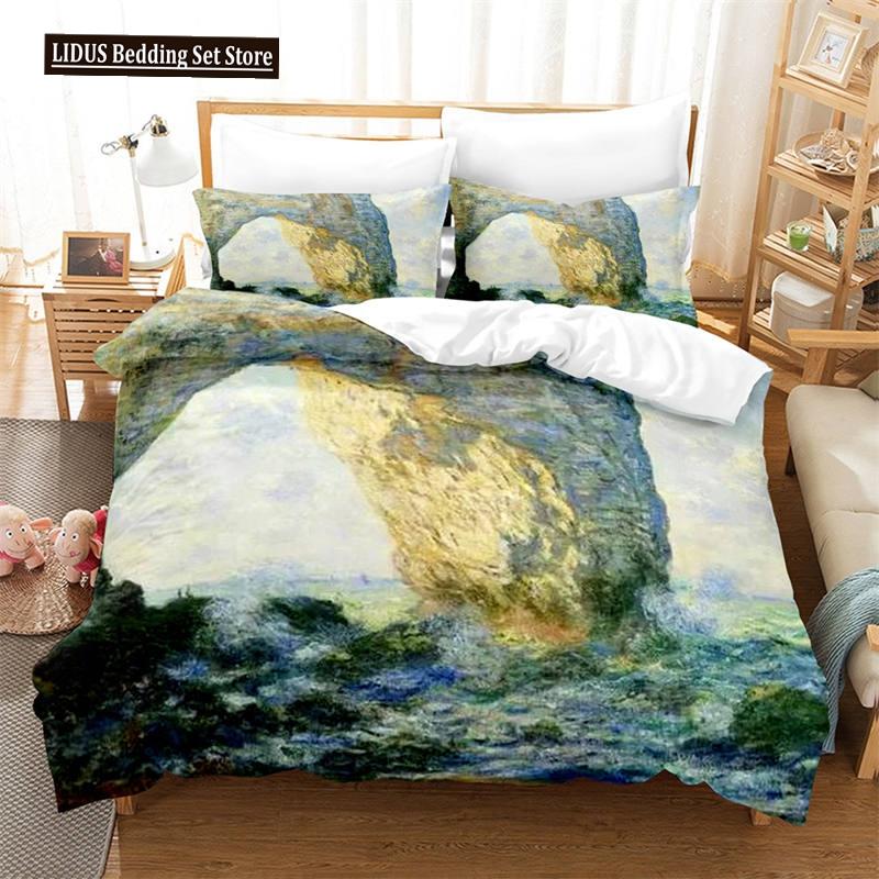 Almond Blossom By Van Gogh Duvet Cover Set Floral Flower Bedding Set For Girl Nordic Comforter Cover Queen King Size Bedding Set