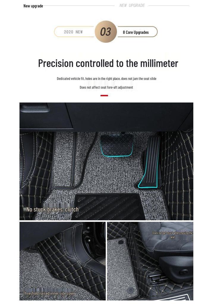 Custom Leather Floor Mats for Hongqi HS5 (2019-2025) - Interior Accessories & Style