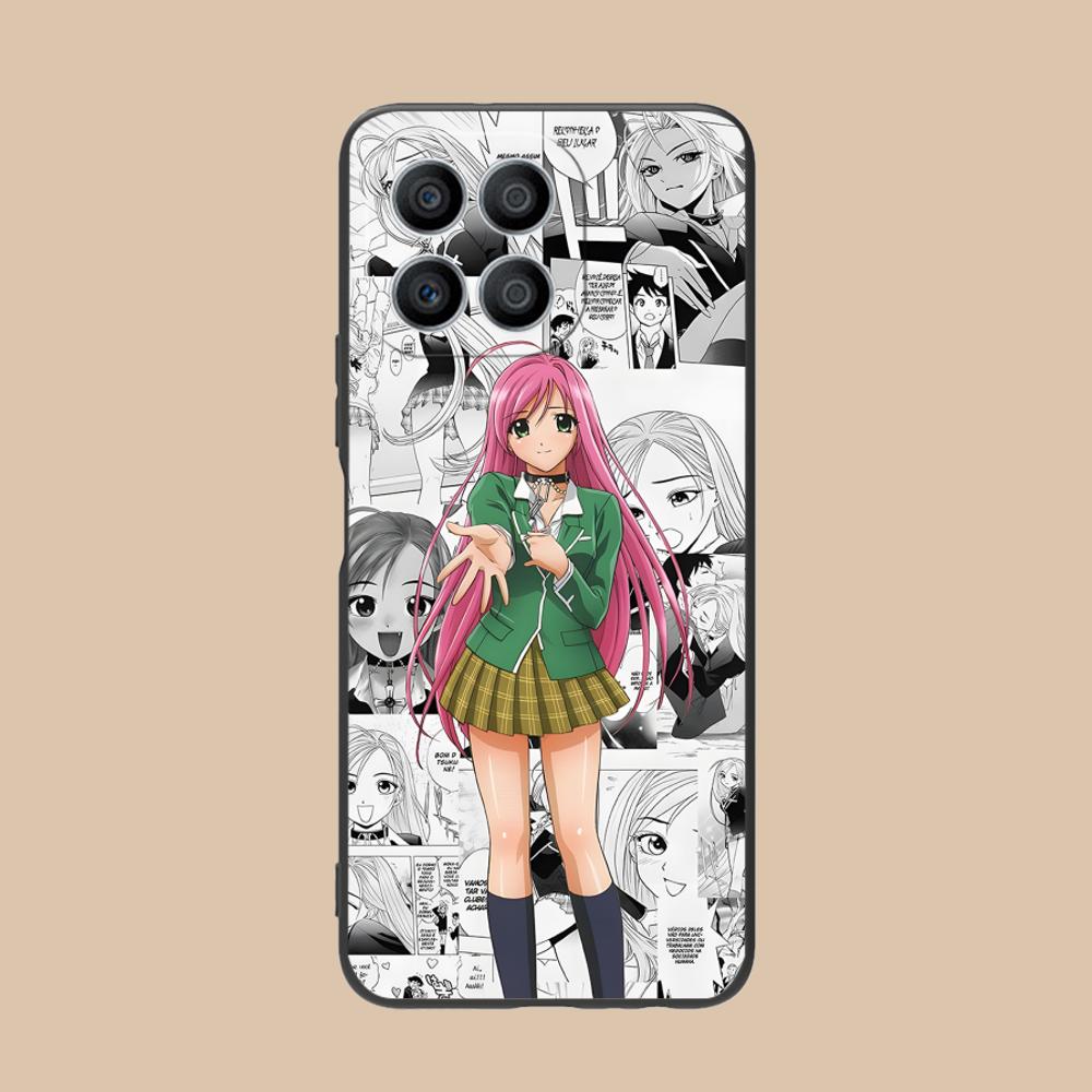 Rosario Vampire Moka Akashiya Phone Case for Honor 90 80 70 60 50 30 20 10 9 8 7 Pro S SE Lite 5G Colorful Printing Cover Cover