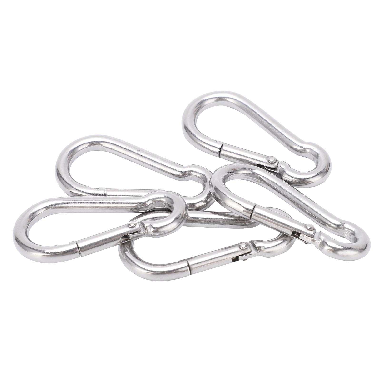 

5 шт. 50 мм карабин из нержавеющей стали с прочной пружиной для поводка для гамака