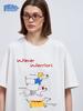 Lovely Sausage Dog Print 100% Cotton Graphic T-shirt Women's Clothing Summer Fashion Simple Lovely Casual Comfy Sleeve Top Y2K