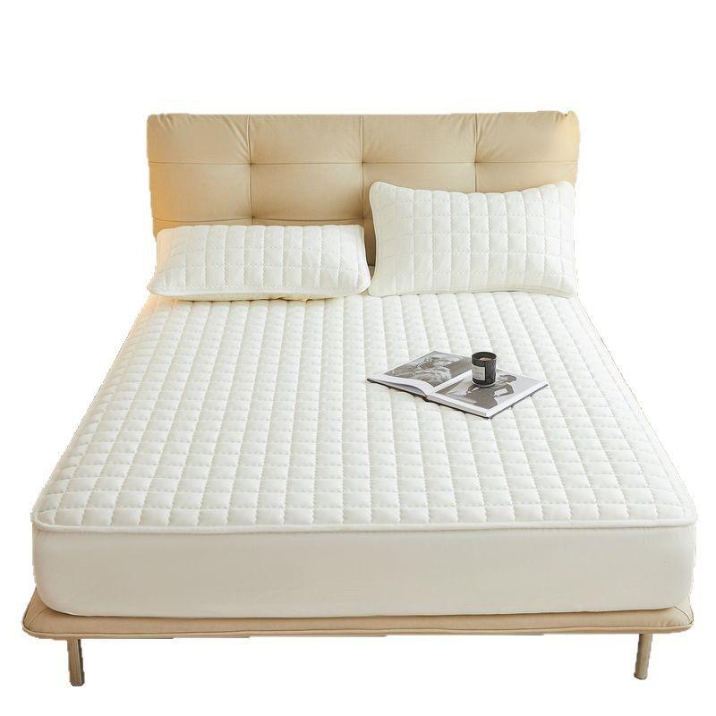 2025 Waterproof Thicken Mattress Cover Quilted Latex Mat Bed Covers Pad Skin-Friendly Fitted Sheet Protector Bedspread