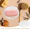 Clear Matte Glass Soap Dish Keep Soap Bars Dry Soap Holder  Bathroom Accessories