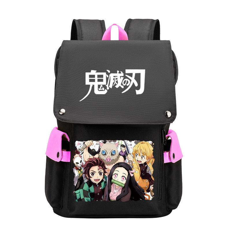 

Japan cartoon comics Demon Slayer Anime Style Japanese Backpack, Trendy Student Schoolbag 0017