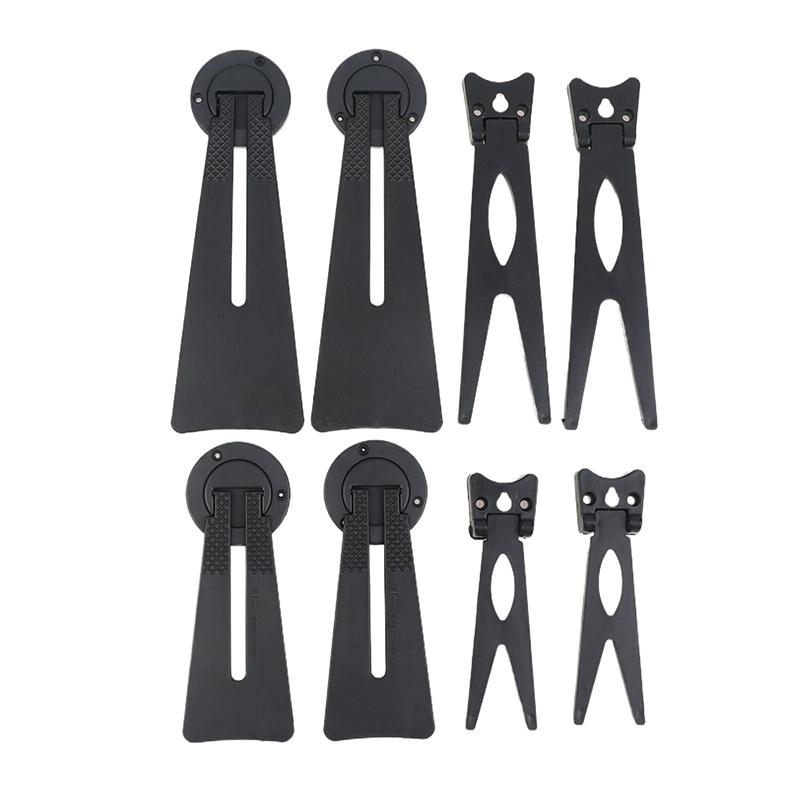 10 Stück Kunststoff Bilder Fotorahmen Spiegel Display Staffelei Rückwand Rückwand Halter Sockel Halterung Aufstellbein Heimdeko