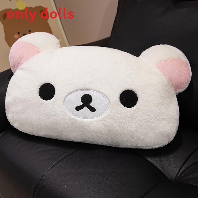 Plush Rilakkuma Pillow For Kids And Teens Soft Cotton Bed Cushion For Dorm Room Decor