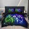 3pcs Game Console Controller Duvet CoverDuvet Cover*1+Pillowcases*2Bedroom Decoration Comfortable Soft FabricNo Pillow Core