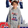 Stylish New *Mazinger Z* Print Kids' Fleece-Lined Hooded Sweatshirt – Warm, Comfortable, and Thick; Casual Autumn/Winter Outdoor Pullover (Unisex)