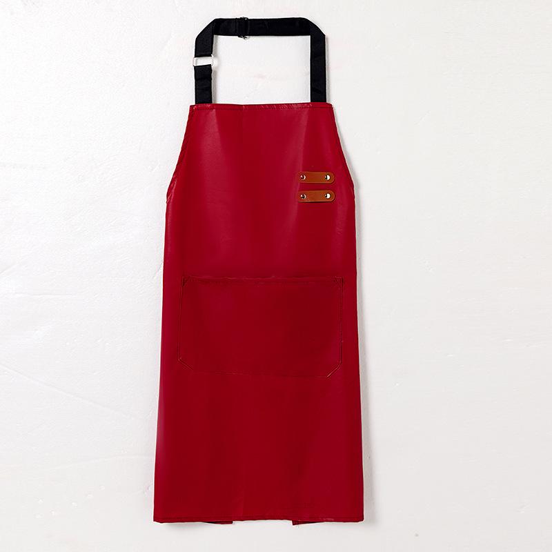 

Waterproof & Oil-Proof Kitchen Apron with Hand-Wiping Feature and Custom Logo Option