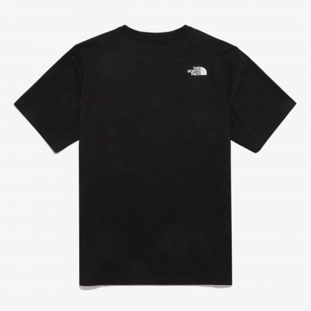 The North Face Men S CoTTon baSic ShorT Sleeve T ShirT Black nT7ur08a