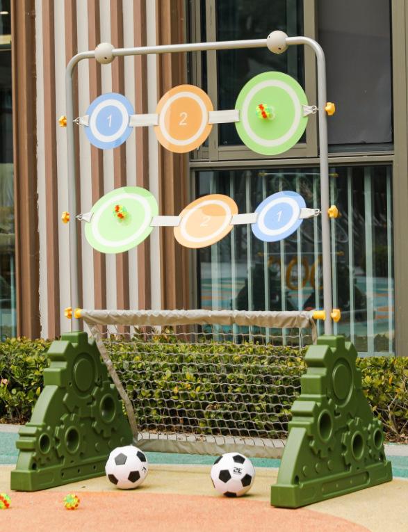Kids' Throwing Rack Game: Sandbags & Frisbee Targets for Physical & Sensory Training