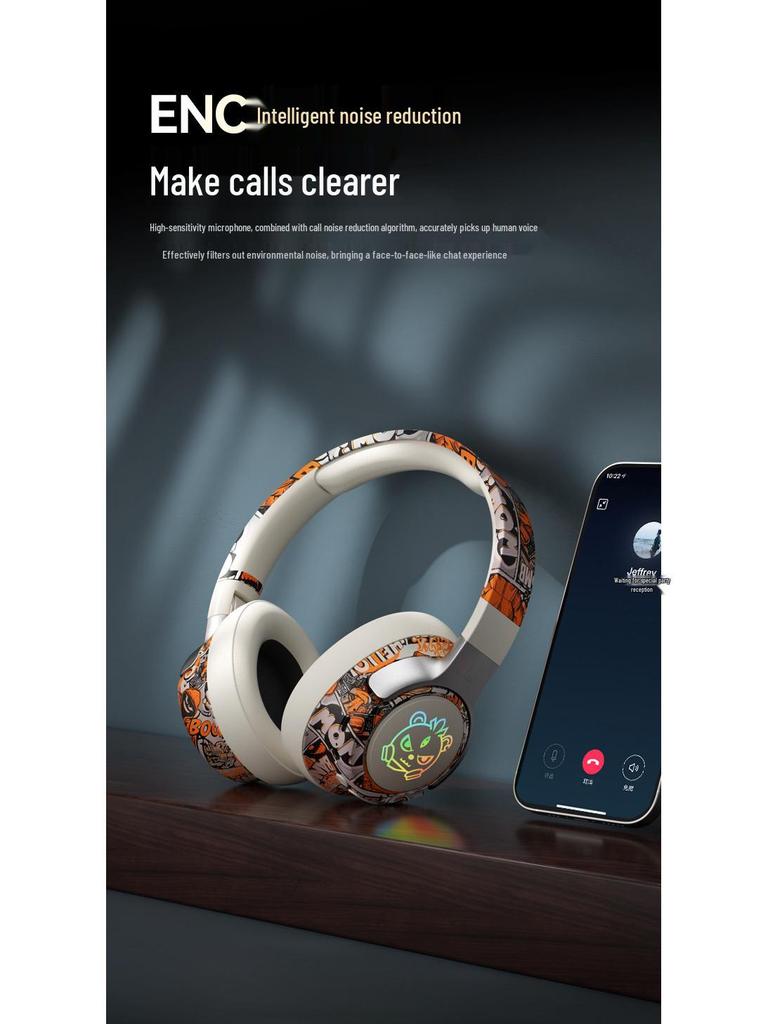 2026 Trendiges Bluetooth Over-Ear Kabelloses Gaming-Headset - Neues Heißverkaufendes E-Sport-Design.