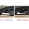 Matte Wood Grain Interior Door Bowl Cover Trim Decor For Honda Accord 08-2012