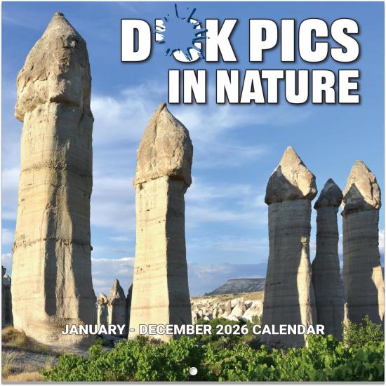 Gag Gifts - Funny 2026 Wall Calendar, 2026 Calendar with Thick Paper, Jan. 2026 - Dec. 2026, 11  x 8.5 , Best for White Elephant Gag Gifts New Nature s Dicks