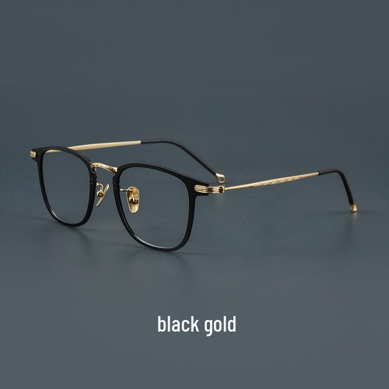 

Очки для близорукости в стиле Шона Юэ CT30018 - Мужская легкая оправа из чистого титана