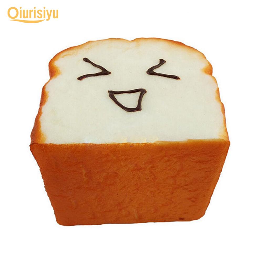Toast Bread Expression Card Cellphone Holder Hand Pillow