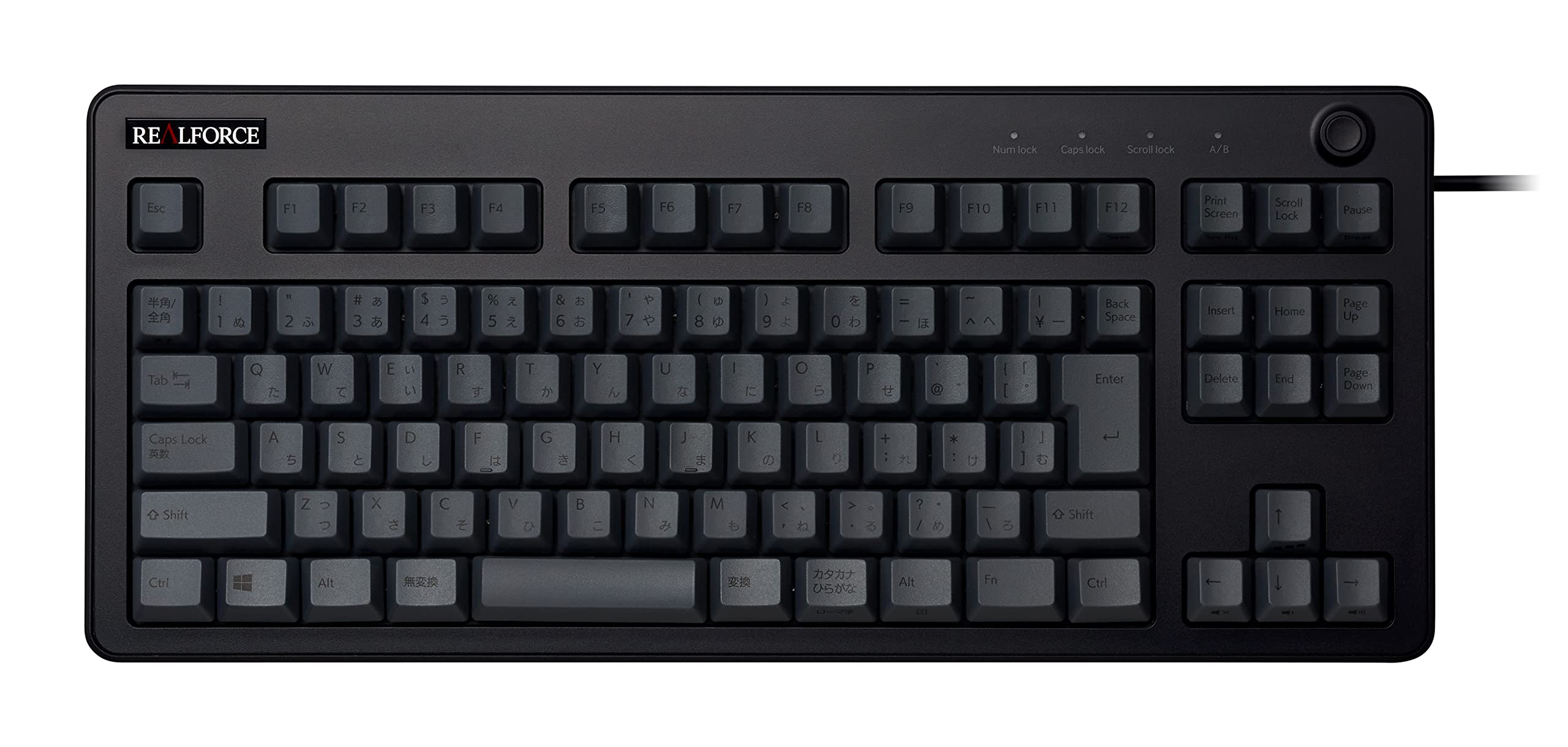 

REALFORCE R3 Keyboard Wired Tenkeyless 45g Japanese Layout Black R3UC11