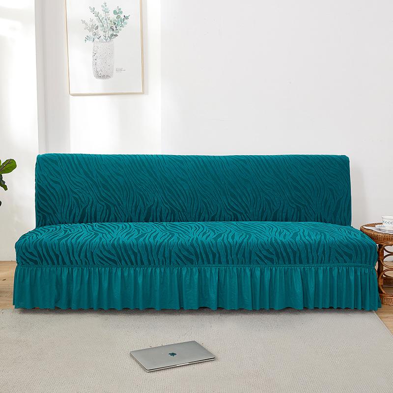 Amazon English Version Armless Sofa Bed Skirt Cationic Winter Thickened Sofa Cover