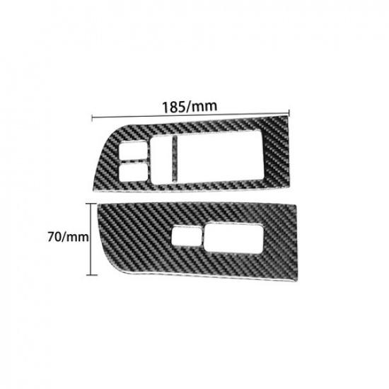 Carbon Fiber Front Door Control Cover Trim For Infiniti FX35/37/50 QX70