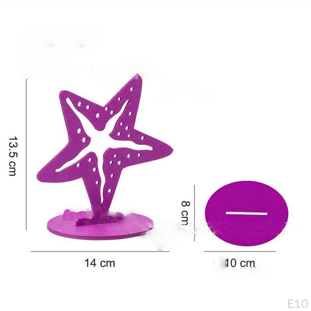 4 Felt Decorations Birthday / Graduation Party Supplies Table