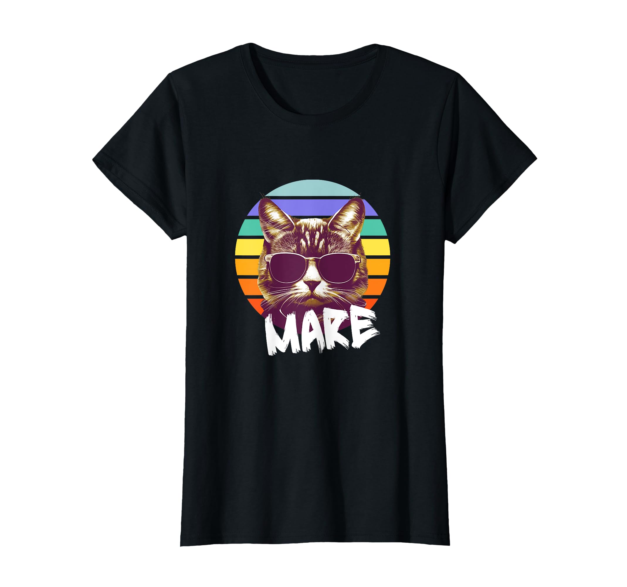 

MARE - Beautiful girl name with a cool funny Cat T-shirt