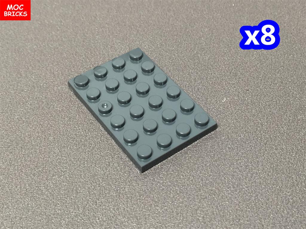 Non-Toxic Moc Bricks Plate 4X4 4X6 4X8 4X10 4X12 3031 3022 3035 3030 3029 Children Toy Building Blocks Assembles Birthday Gift