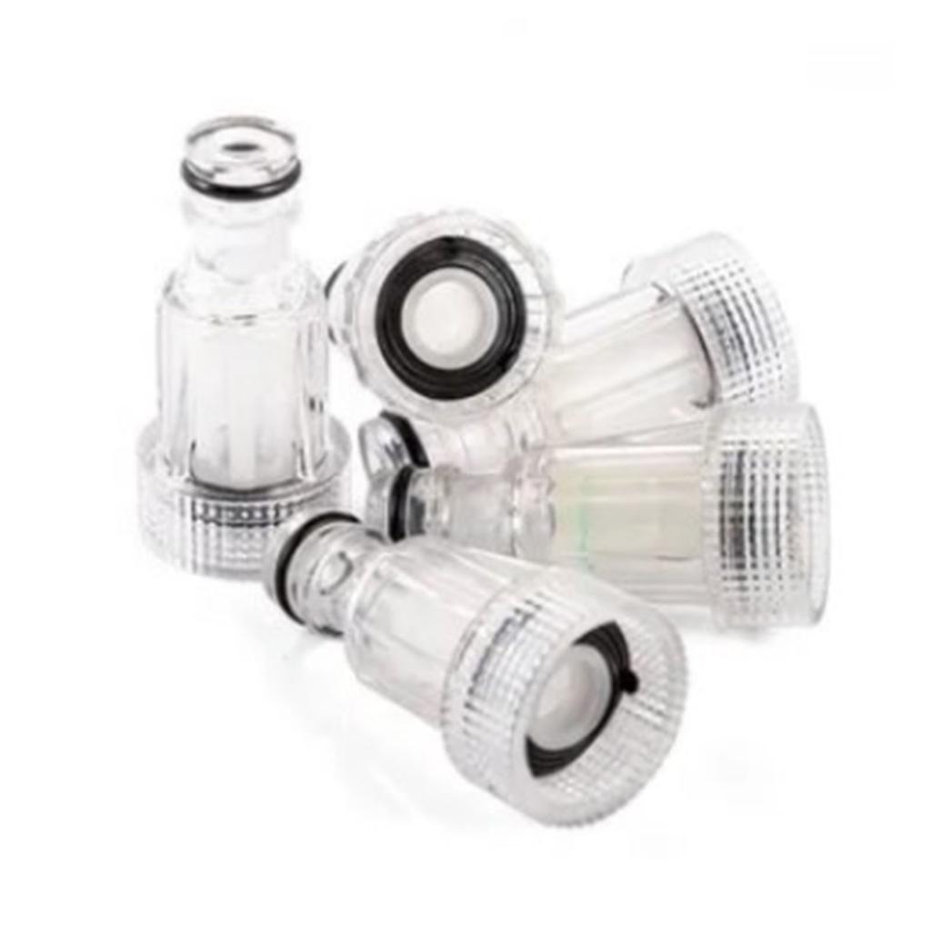 5Pcs Car Clean Washer Water Filter 34in Diameter Detachable Easy To Clean Washer Connection Tool