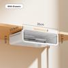 Under-Desk Storage Box with Drawer, Space Saving Punch Free Under Table Storage Drawer, Suitable for Home, Office & Study