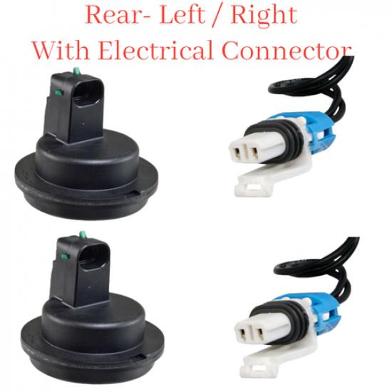 

2 x ABS Wheel Speed Sensor W/Connector Rear L/R Fit Cadillac Deville DTS