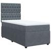 Maison Exclusive - Bettlattenrost mit Matratze Dunkelgrau 100x200 cm
