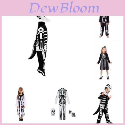 Halloween Skeleton Child Cosplay Costume For Stage Performance And Party