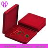 Flocked Jewelry Box for Necklace, Rings, Bracelets & Earrings - 4-Piece Set