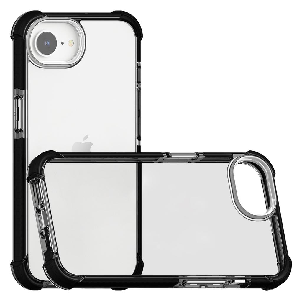 Für iPhone 16e Hülle 3-in-1 Sturzschutz TPU+TPE+Acryl Handyhülle