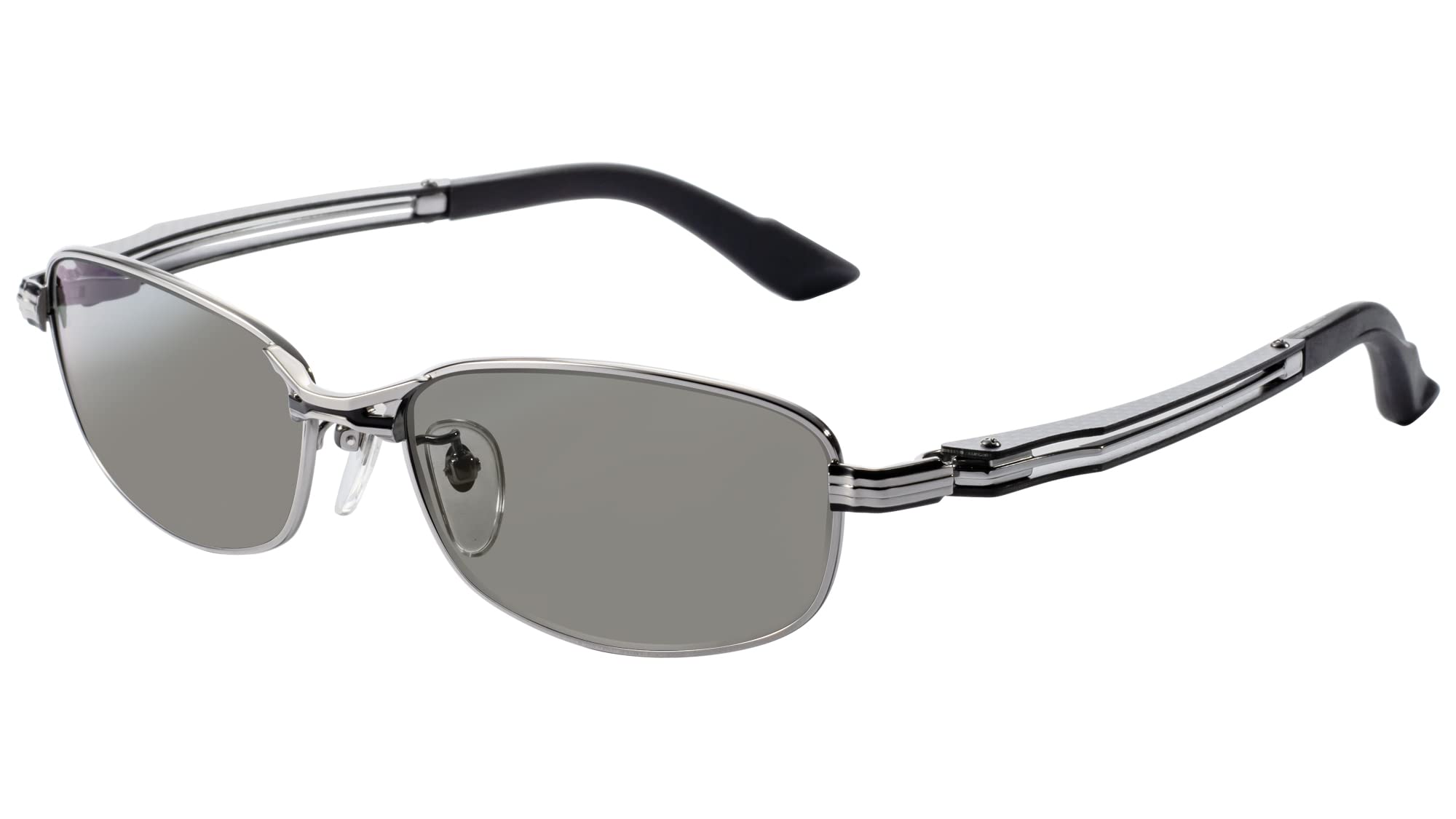 

Zeque Polarized Sunglasses Matte Chrome TRUEVIEW Feiz 57 F-2002