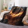Flame Phoenix  Print Flannel Blanket, High quality Comfortable for All Seasons, Home Decor, Warmth and Comfort