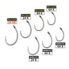 10pcs Carp Fishing Krank Hook EXTRA Extra Wide Gape Reversed Alloy Steel Mirco Barded/Barbless PTFE Coating Size 1 2 4 6